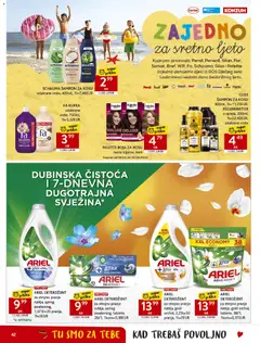 Konzum HR akciós újság - amely érvényes a következő dátumtól: 29.04.2026 | Oldal: 42 | Termékek: Ariel, Persil, Somat, Sampon