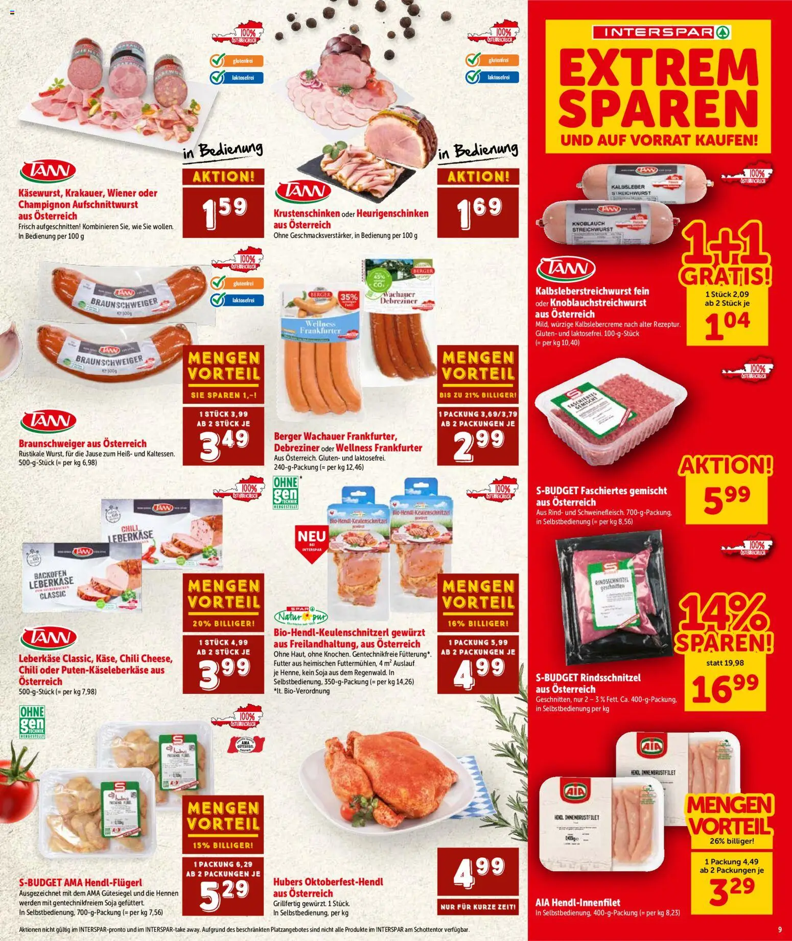Interspar - Flugblatt gültig ab 10.09.2026 | Seite: 9