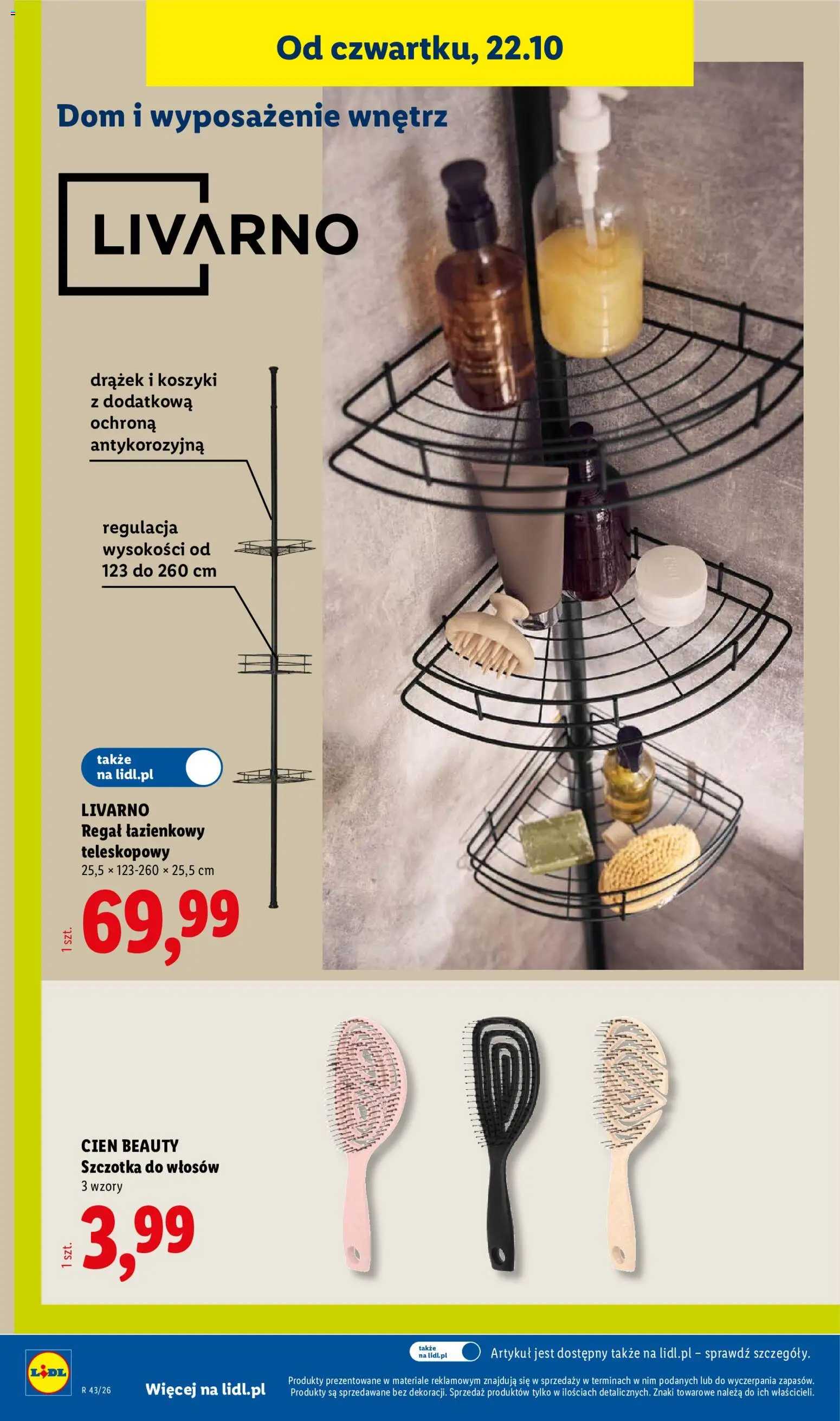 Lidl Polsko katalog od 19.10.2026 | Strana: 42 | Produkty: Cien, Regál