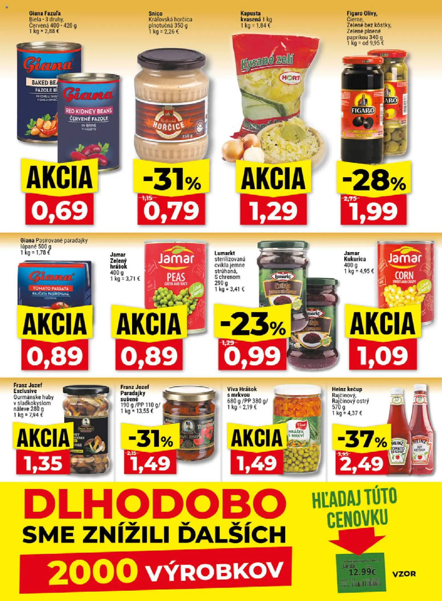 Nové Klas akcie – leták je platný od 07.09.2026 | Strana: 15 | Produkty: Fazuľa, Kečup, Cvikla, Huby