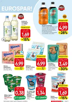 Eurospar Flugblatt ab 03.06.2026 gültig | Seite: 11 | Produkte: Matériel de rangement Fitness, Regal, Joghurt