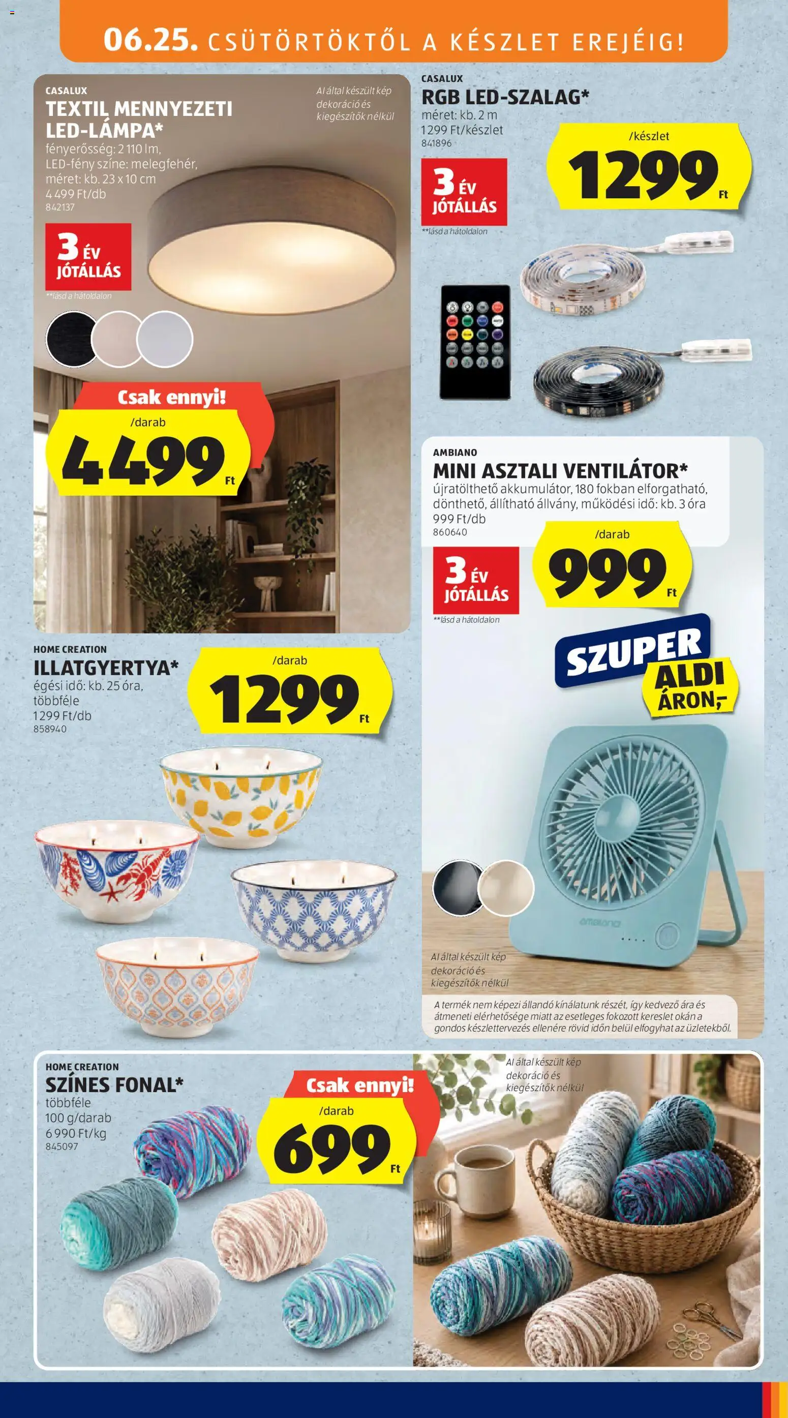 Aldi akciós ujság - amely érvényes a következő dátumtól: 25.06.2026 | Oldal: 27