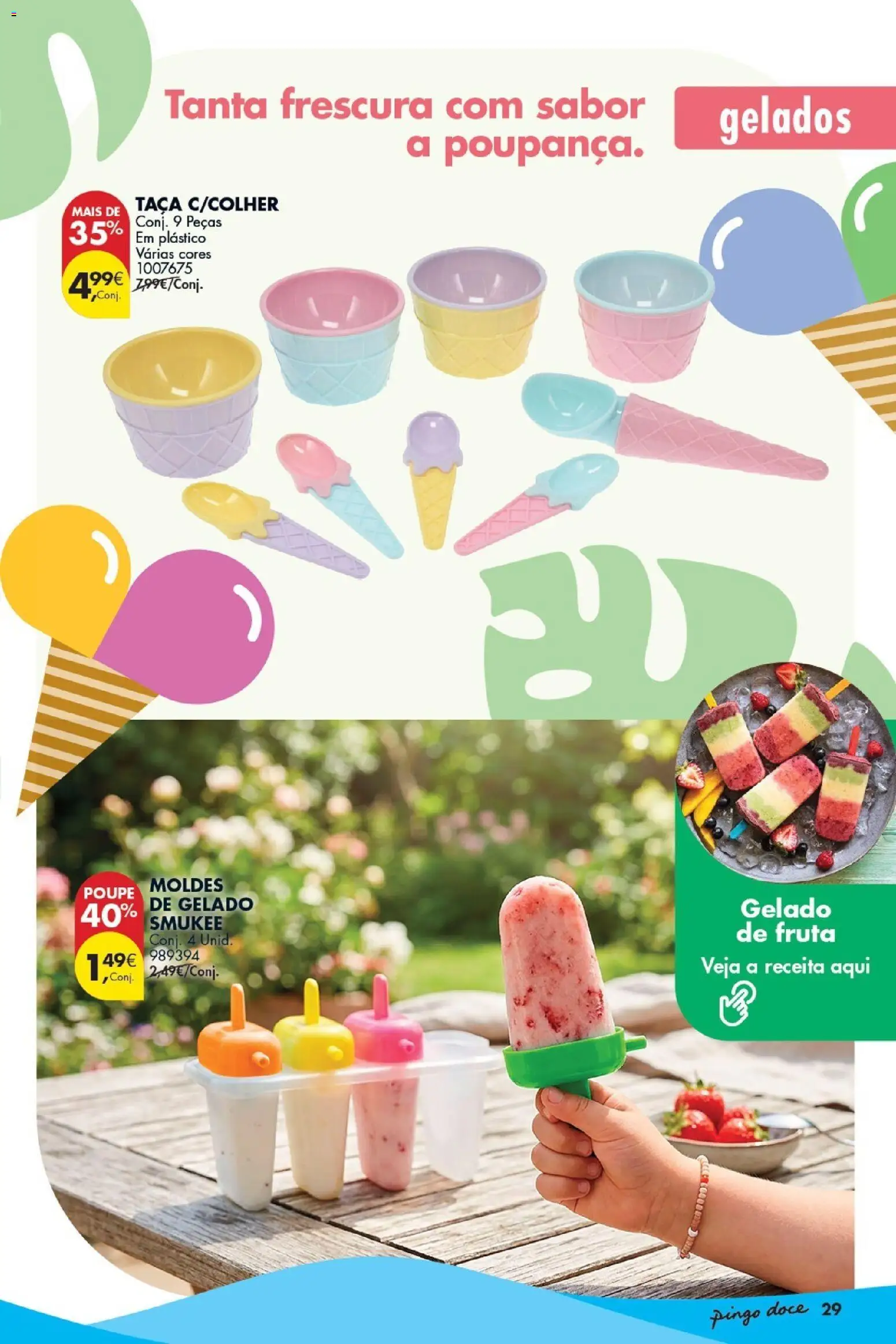 Pingo Doce Bazar Verão │ válido de 09.06.2026 | Página: 31 | Produtos: Gelado