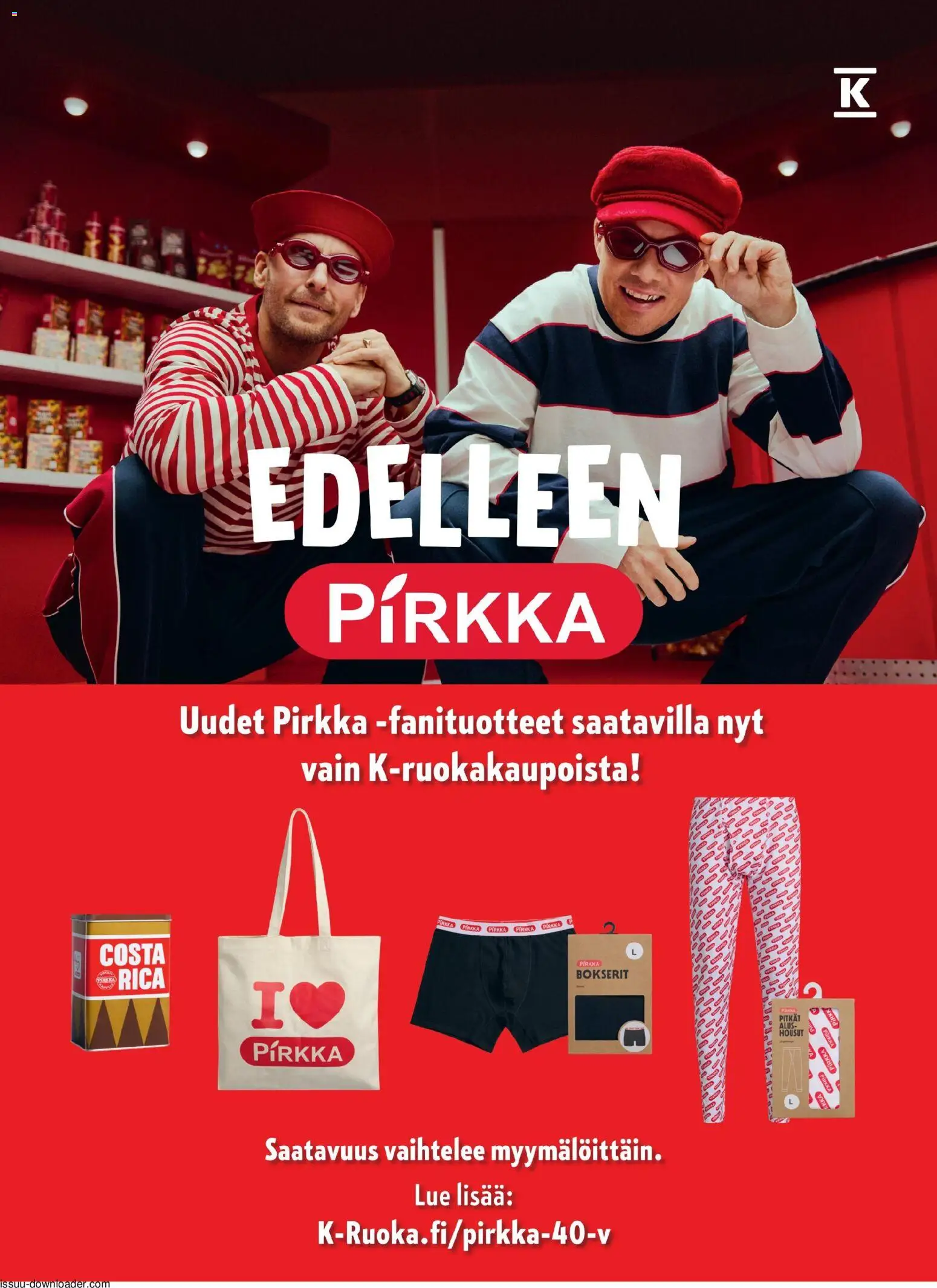 K-Citymarket - Pirkka – voimassa 26/08/2026 alkaen | Sivu: 40 | Tuotteet: Housut, Bokserit
