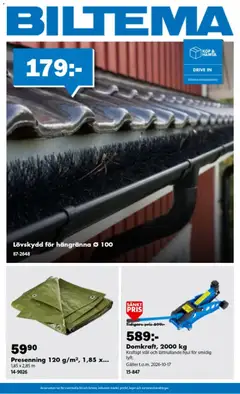 Biltema erbjudanden härliga oktober - Förhandsvisning av reklamblad från butik Biltema aktuell från 25/09/2026