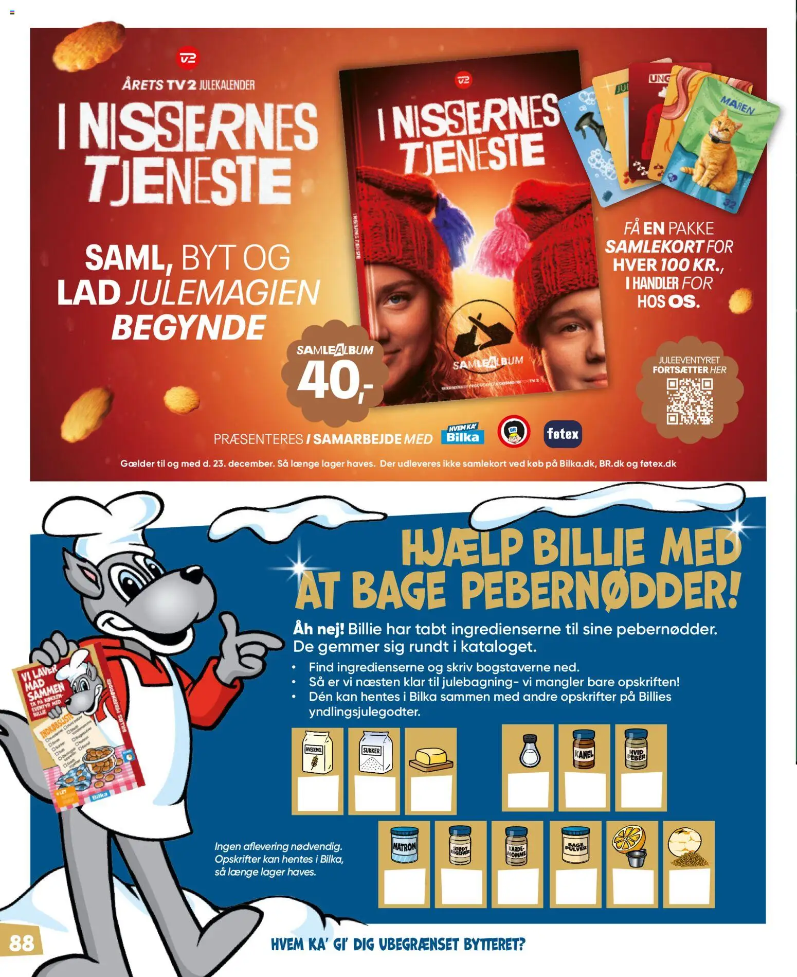Bilka tilbudsavis – gyldig fra 09/10/2026 | Side: 90 | Produkter: Peber, Sukker, Natron, Pebernødder