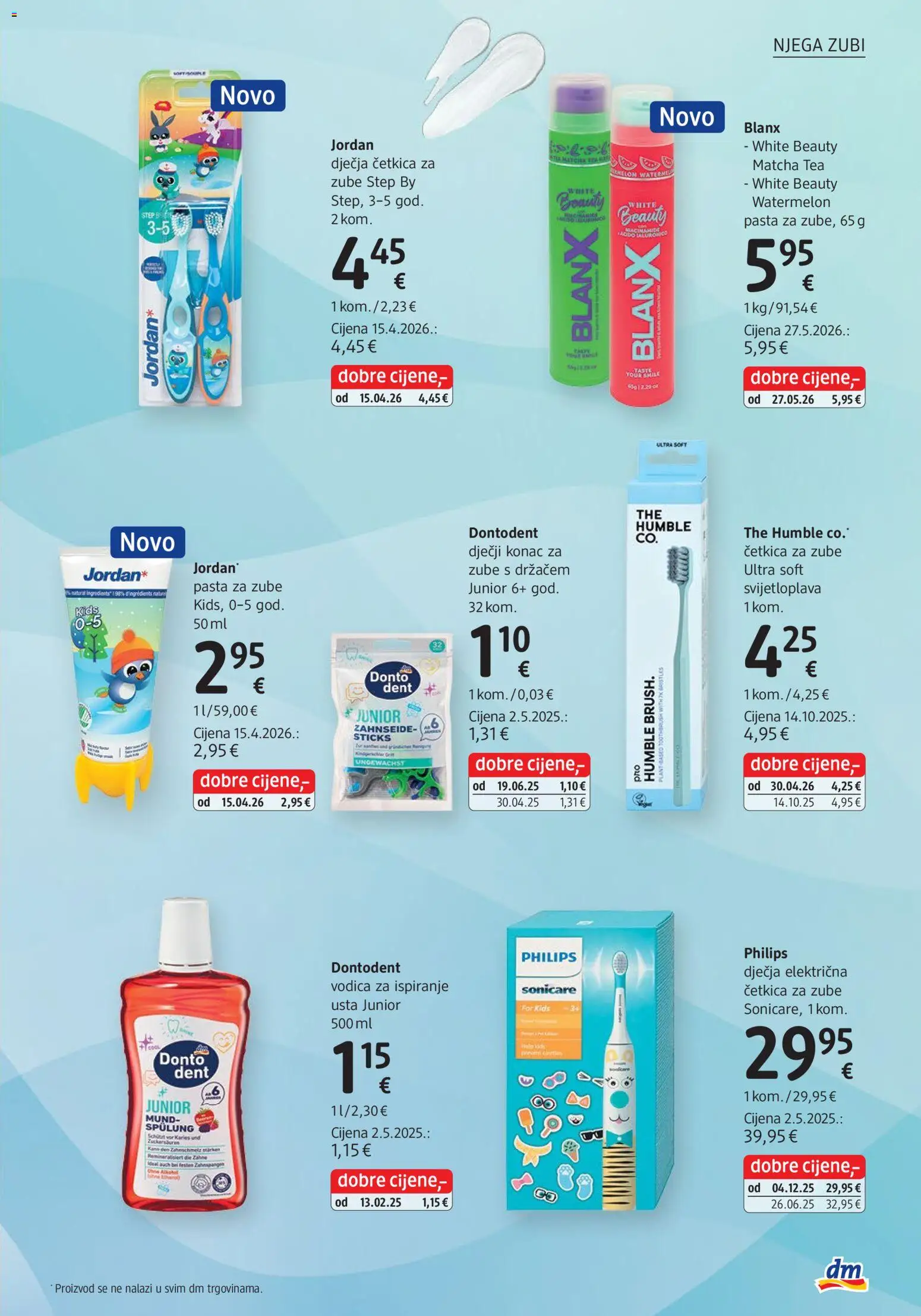 DM katalog | vrijedi od 01.07.2026 | Stranica: 15 | Proizvodi: Pasta za zube, Četkica za zube, Pasta