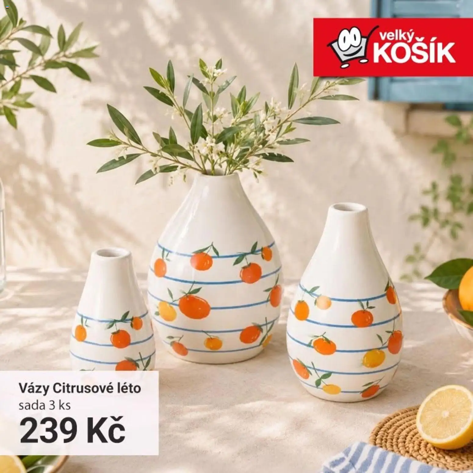 Velký Košík leták od 03.07.2026 | Strana: 2 | Produkty: Košík, Vázy
