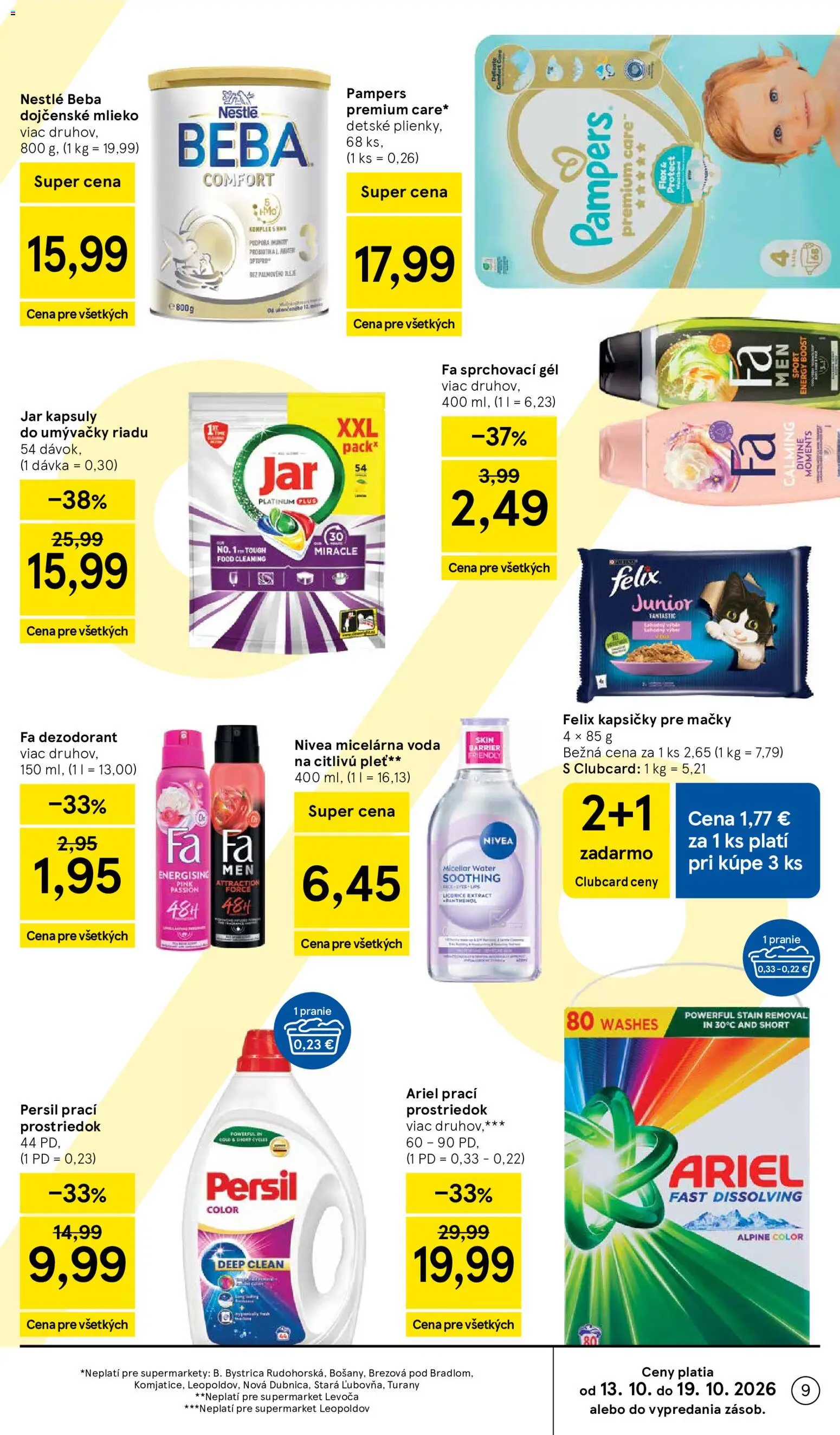 Nové Tesco akcie – leták je platný od 14.10.2026 | Strana: 9