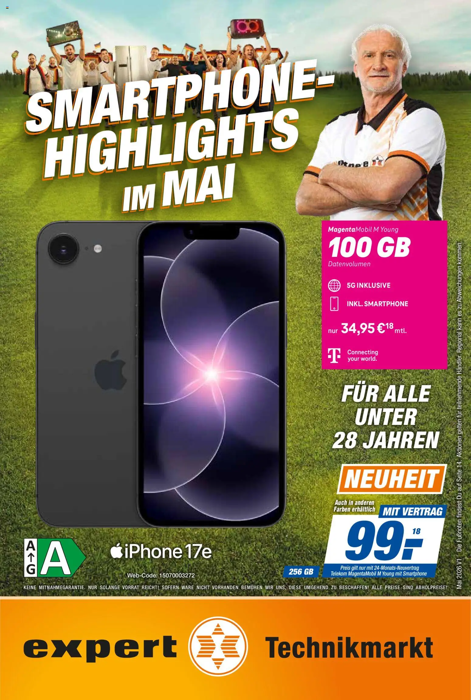 Expert Smarthphone Highlights im Mai – gültig ab 01.05.2026 | Seite: 1 | Produkte: Iphone, Smartphone