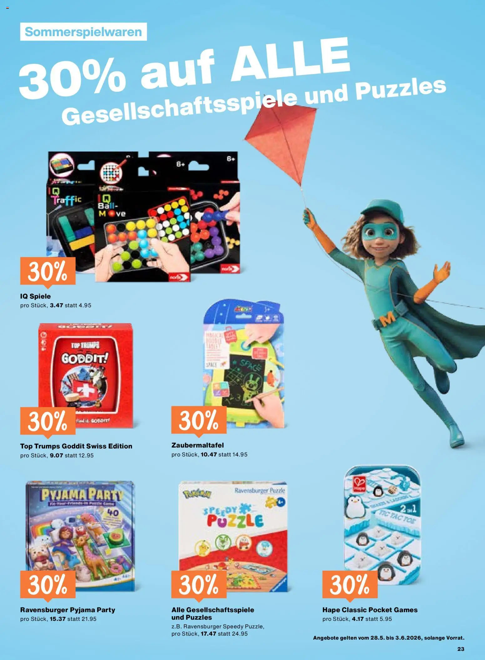 Migros aktionen – gültig ab 28.05.2026 | Seite: 23 | Produkte: Pyjama, Top