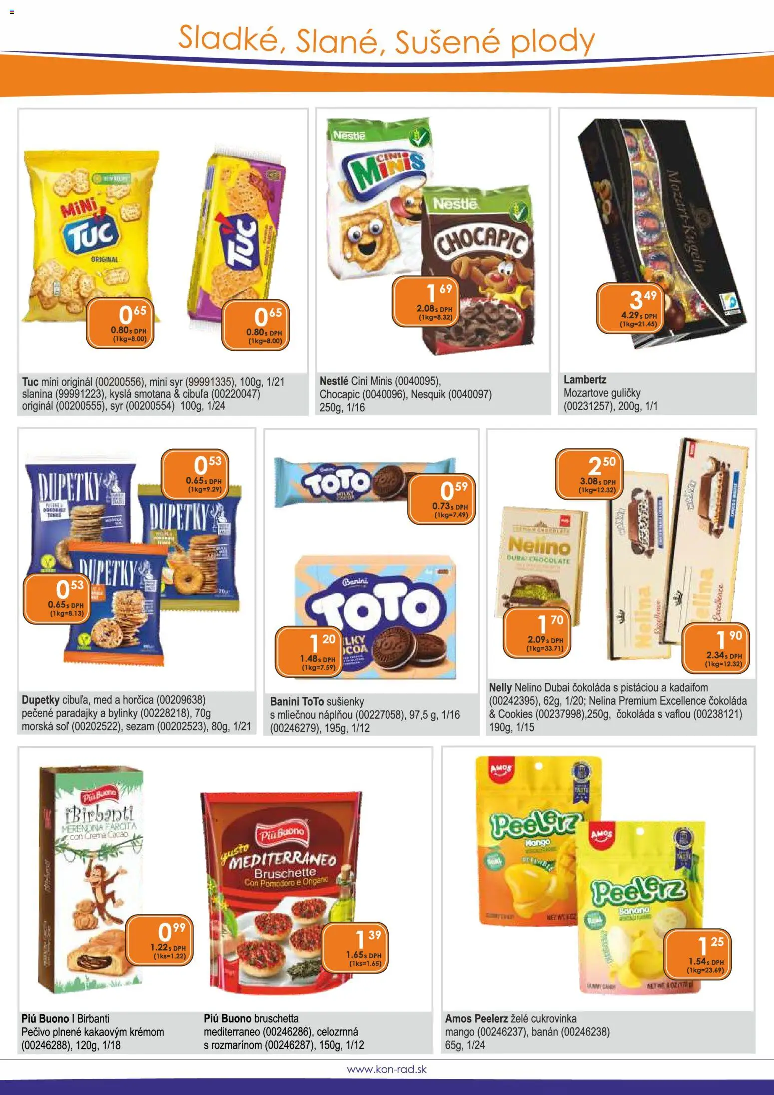 Nové KON - RAD akcie – leták je platný od 01.06.2026 | Strana: 38 | Produkty: Syr, Slanina, Chocapic, Cini Minis