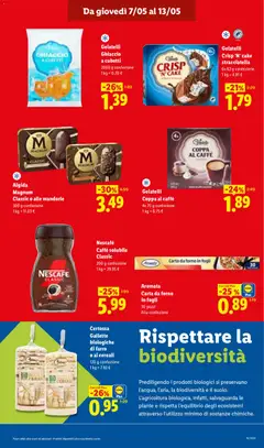 Anteprima del volantino Gelatelli Crisp 'N' cake stracciatella, 6x 62 g confezione valido a partire dal 07.05.2026 | Pagina: 15