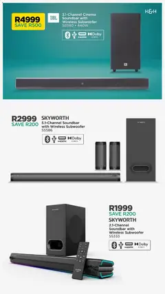 House and Home specials catalogue – valid from 21/09/2026 | Page: 40 | Products: Soundbar, Subwoofer