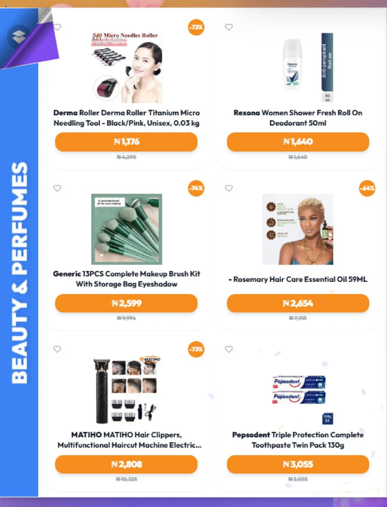 Jumia Catalogue valid from 08/09/2026 | Page: 8 | Products: Brush, Toothpaste, Oil, Bag