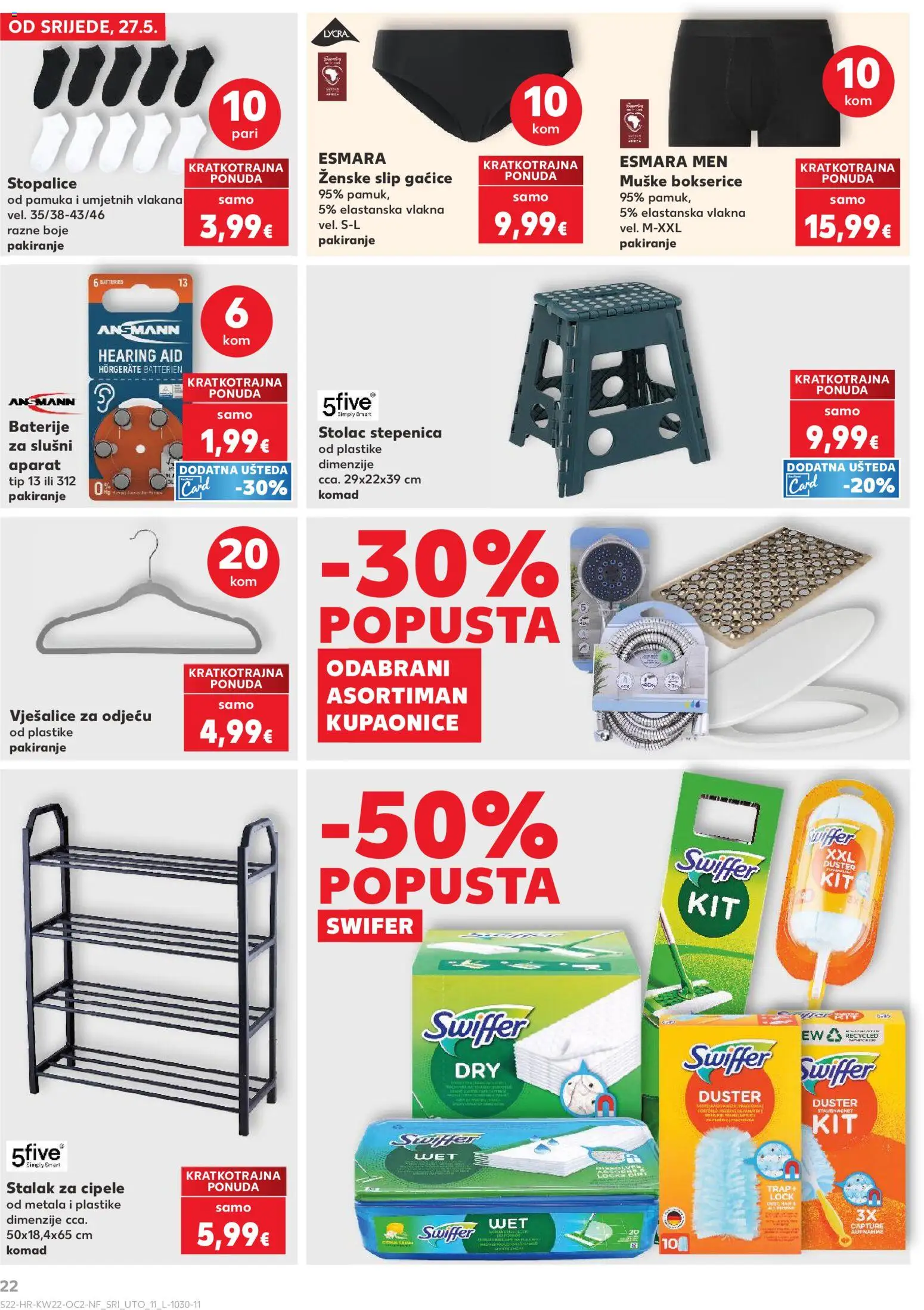 Kaufland HR akciós ujság - amely érvényes a következő dátumtól: 27.05.2026 | Oldal: 22