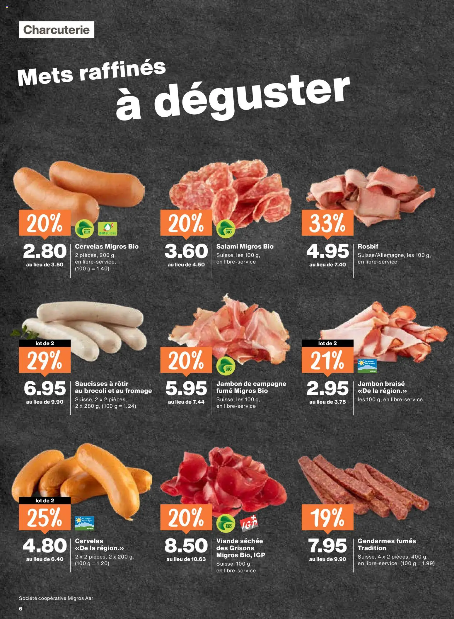 Migros aktionen FR – gültig ab 28.05.2026 | Seite: 6 | Produkte: Salami