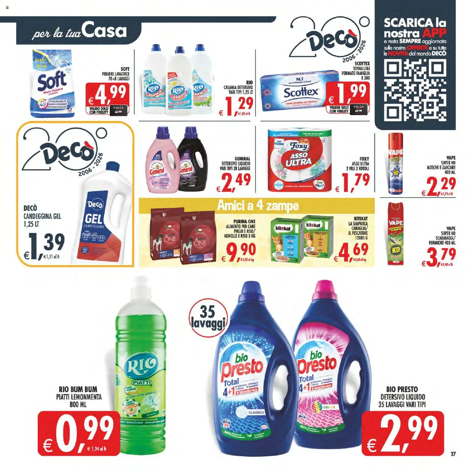 Volantino Decò del 01/09/2026 | Pagina: 34