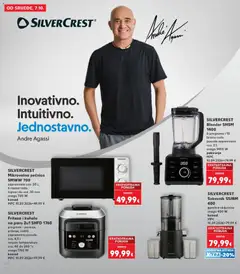 SILVERCREST, Mikrovalna pećnica, SMWW 700, zapremnine cca. 20 L, 6 razina rada, tajmer do cca. 30 min, snaga 700 W, komad, MPC 10.09.2026=49,99 € - Pregled kataloga iz trgovine Kaufland, vrijedi od 07.10.2026 | Stranica: 32 | Proizvodi: Roštilj, Friteza, Blender, Mikrovalna pećnica