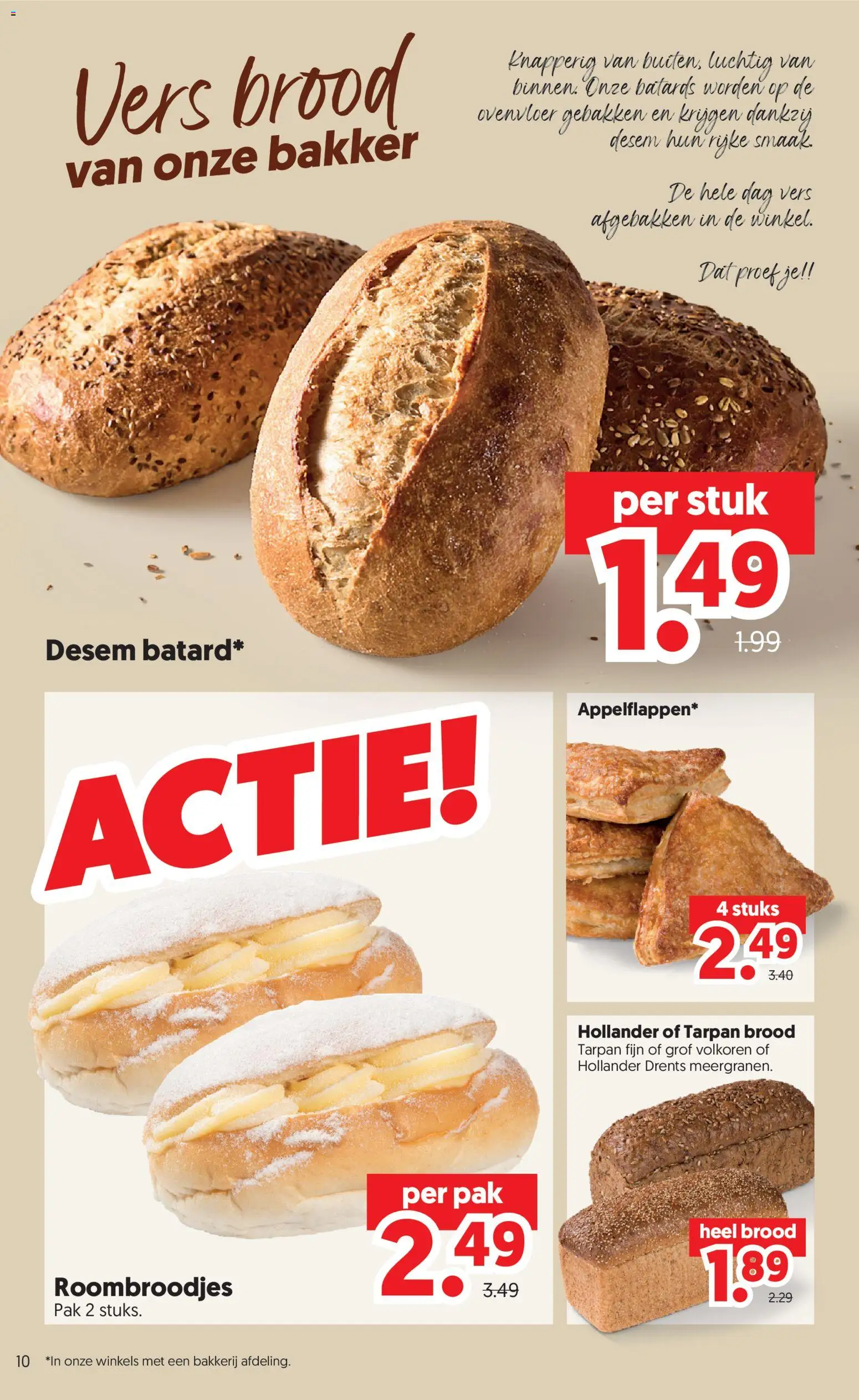 {H1} | Pagina: 10 | Producten: Brood, Bakkerij