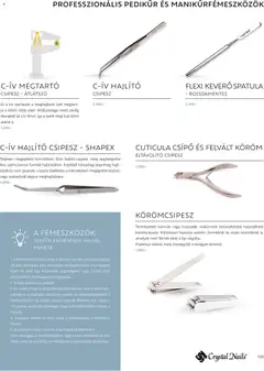 Crystal Nails 2026/27 Nagykatalógus - amely érvényes a következő dátumtól: 09.03.2026 | Oldal: 103 | Termékek: Keverő, Körömkefe