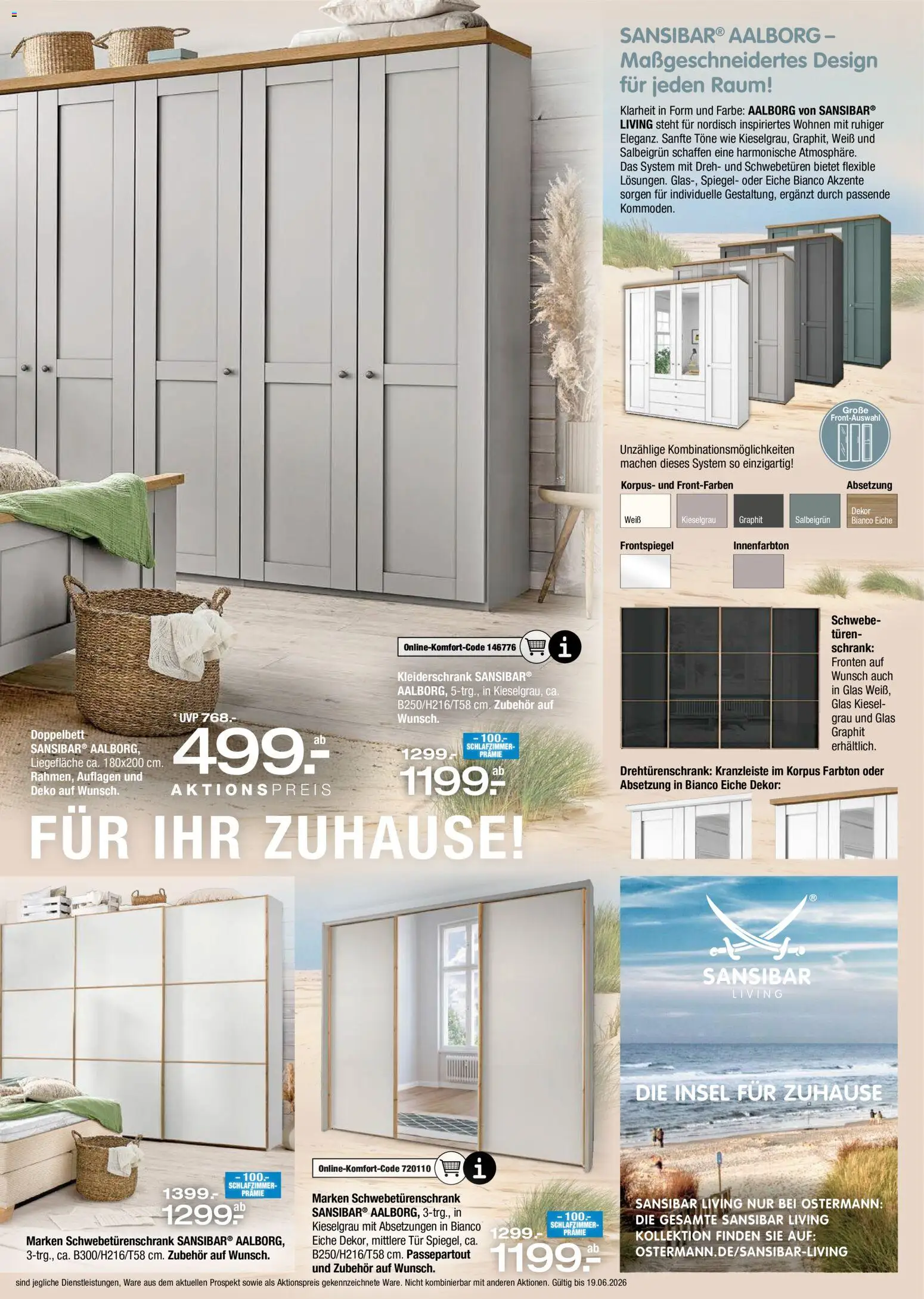 Ostermann Schlafen-spezial – gültig ab 28.05.2026 | Seite: 3 | Produkte: Kleiderschrank, Schwebetürenschrank, Schrank, Tür