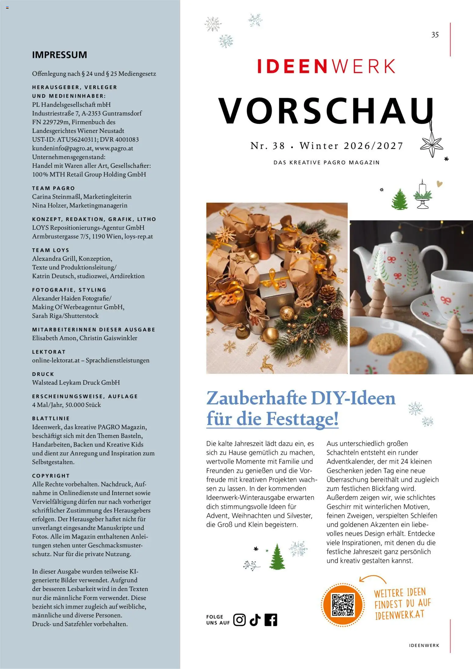 Pagro-Diskont Ideenwerk gültig ab 01.09.2026 | Seite: 35 | Produkte: Magazin