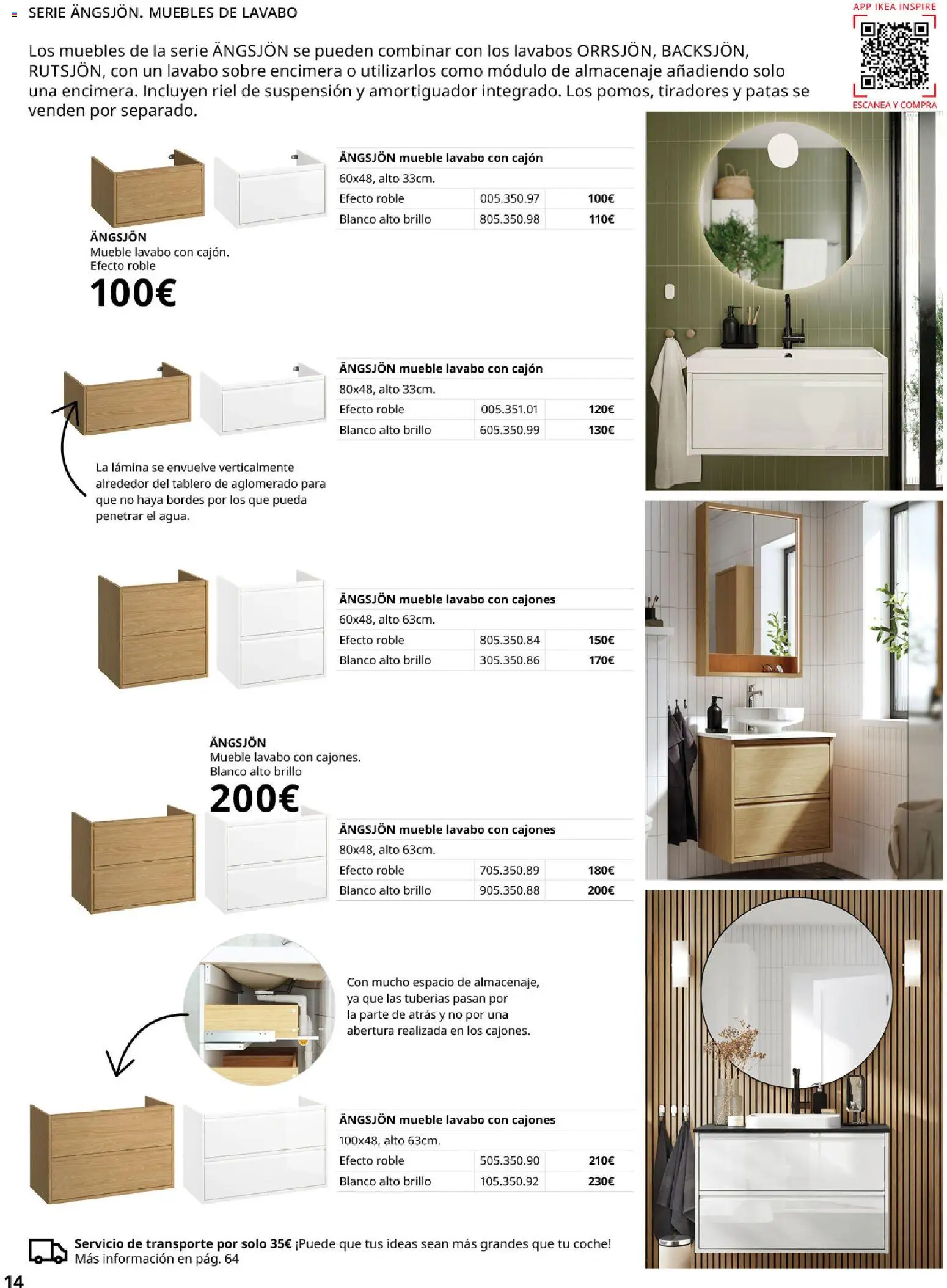 Catálogo IKEA Baños │ válido desde el 01.02.2026 | Página: 14 | Productos: Muebles, Almacenaje, Lavabo