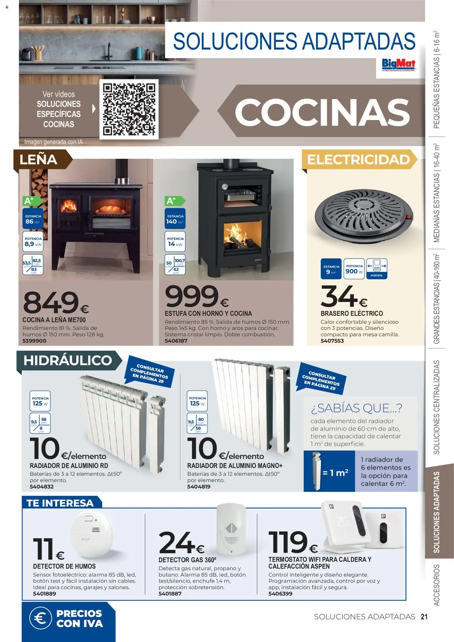 BigMat Calefacción │ válido desde el 05/10/2026 | Página: 21 | Productos: Té, Peso, Enchufe, Radiador