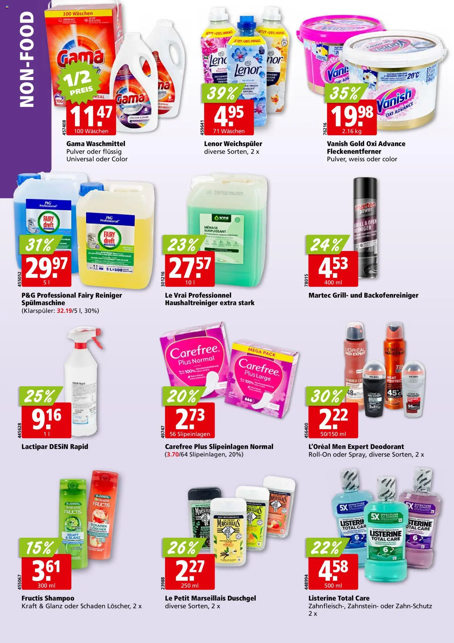 Aligro aktionen Chavannes, Matran, Genf, Sitten – gültig ab 03.08.2026 | Seite: 30 | Produkte: Pulver, Deodorant, Waschmittel, Grill