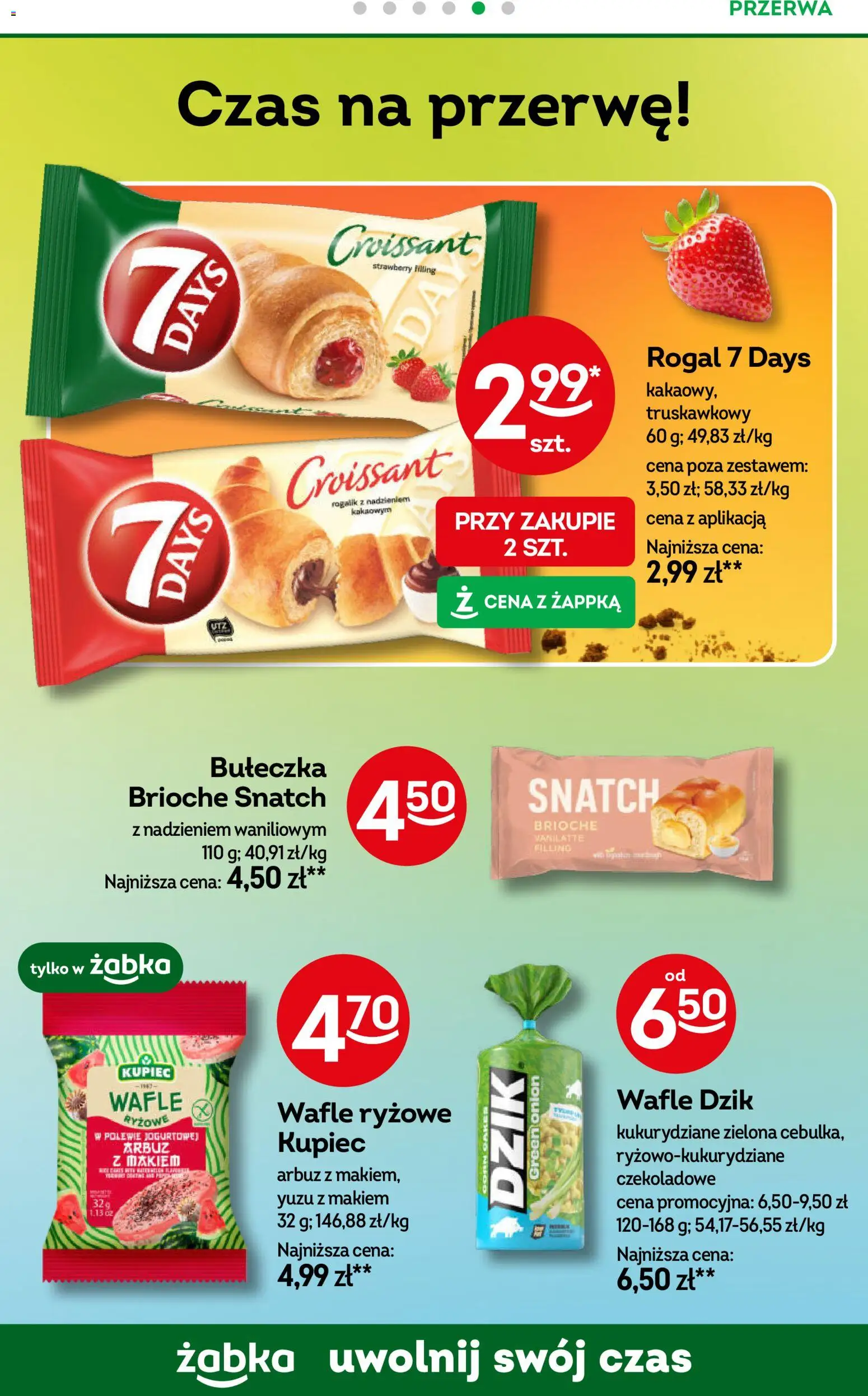 Żabka gazetka od 03.06.2026 | Strona: 86 | Produkty: Knoppers, Brzoskwinia, Orzeszki ziemne, Jogurt