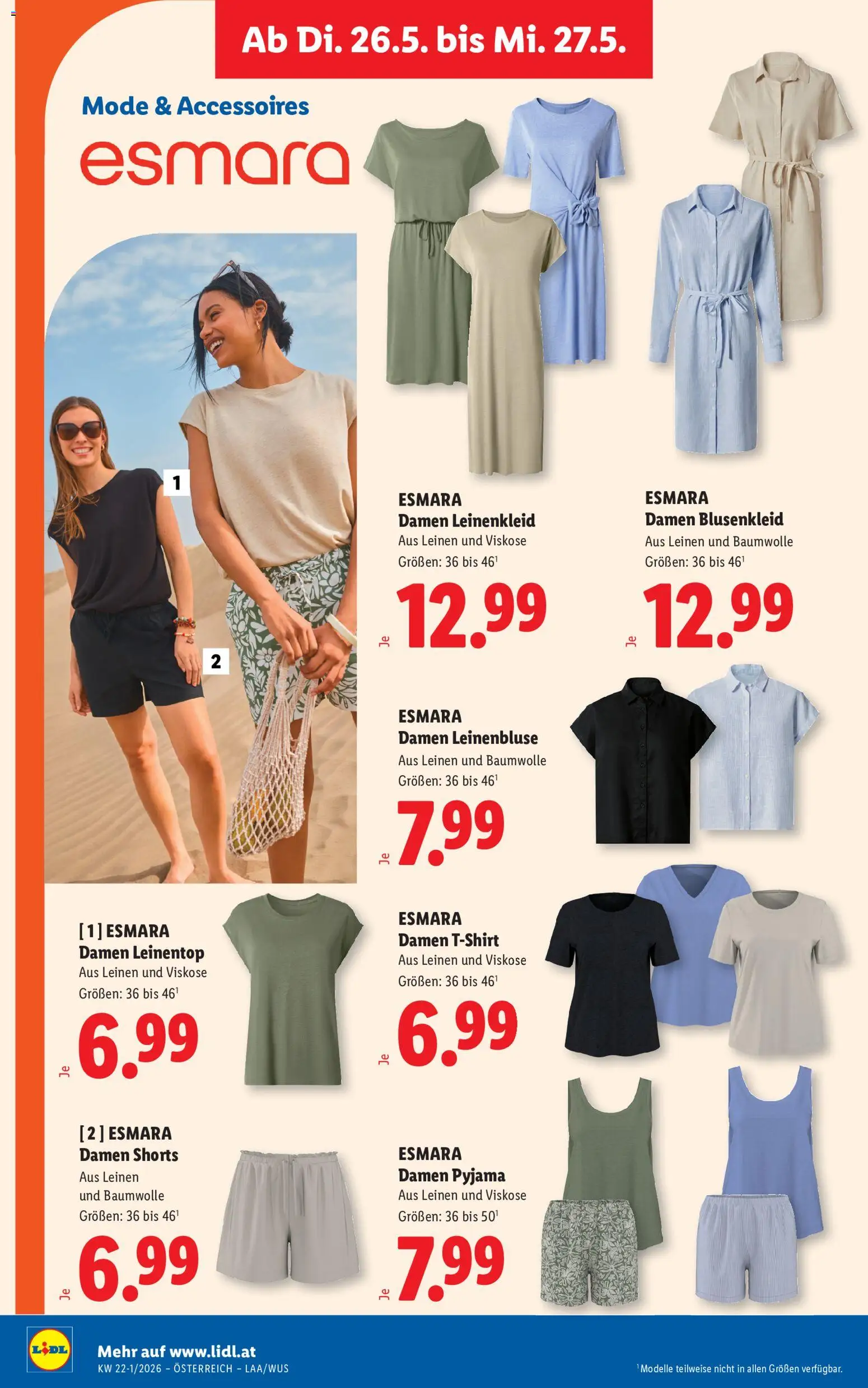 Lidl Flugblatt - Altenmarkt im Pongau, St. Johann im Pongau, Zell am See gültig ab 21.05.2026 | Seite: 35 | Produkte: Pyjama