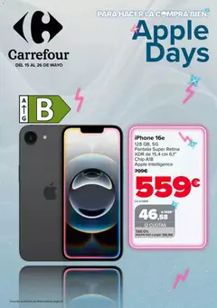 Vista previa Carrefour Apple Days válido desde el 15.05.2026