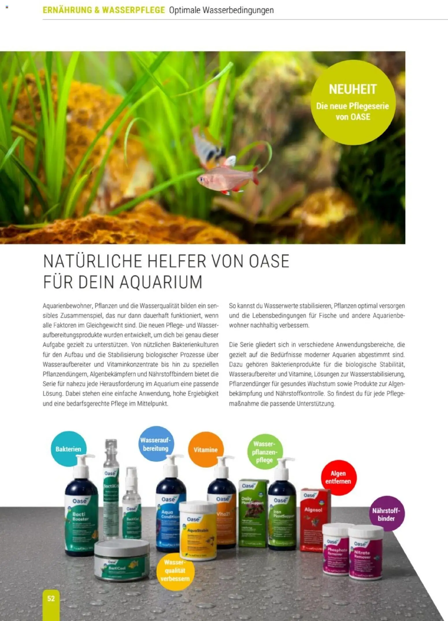 zookauf Themenkatalog Aqua – gültig ab 01.10.2026 | Seite: 52 | Produkte: Wasser