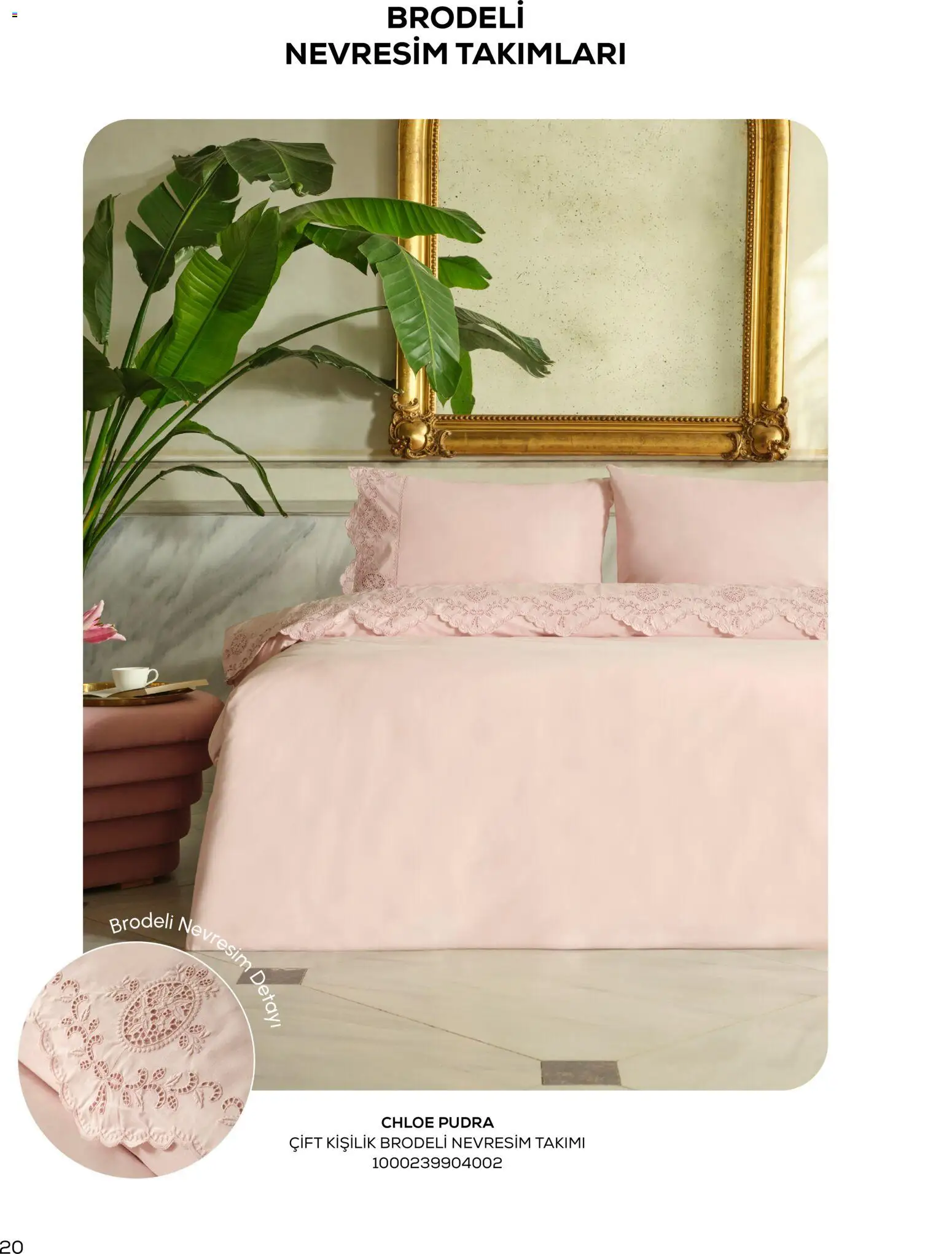 Karaca Home - Katalog Sezonsuz Karaca Home Şıklığı - İlkbahar / Yaz 2026 - 01 Mart 2026 tarihinden itibaren geçerlidir | Sayfa: 20 | Ürünler: Nevresim, Pudra, Nevresim takımları
