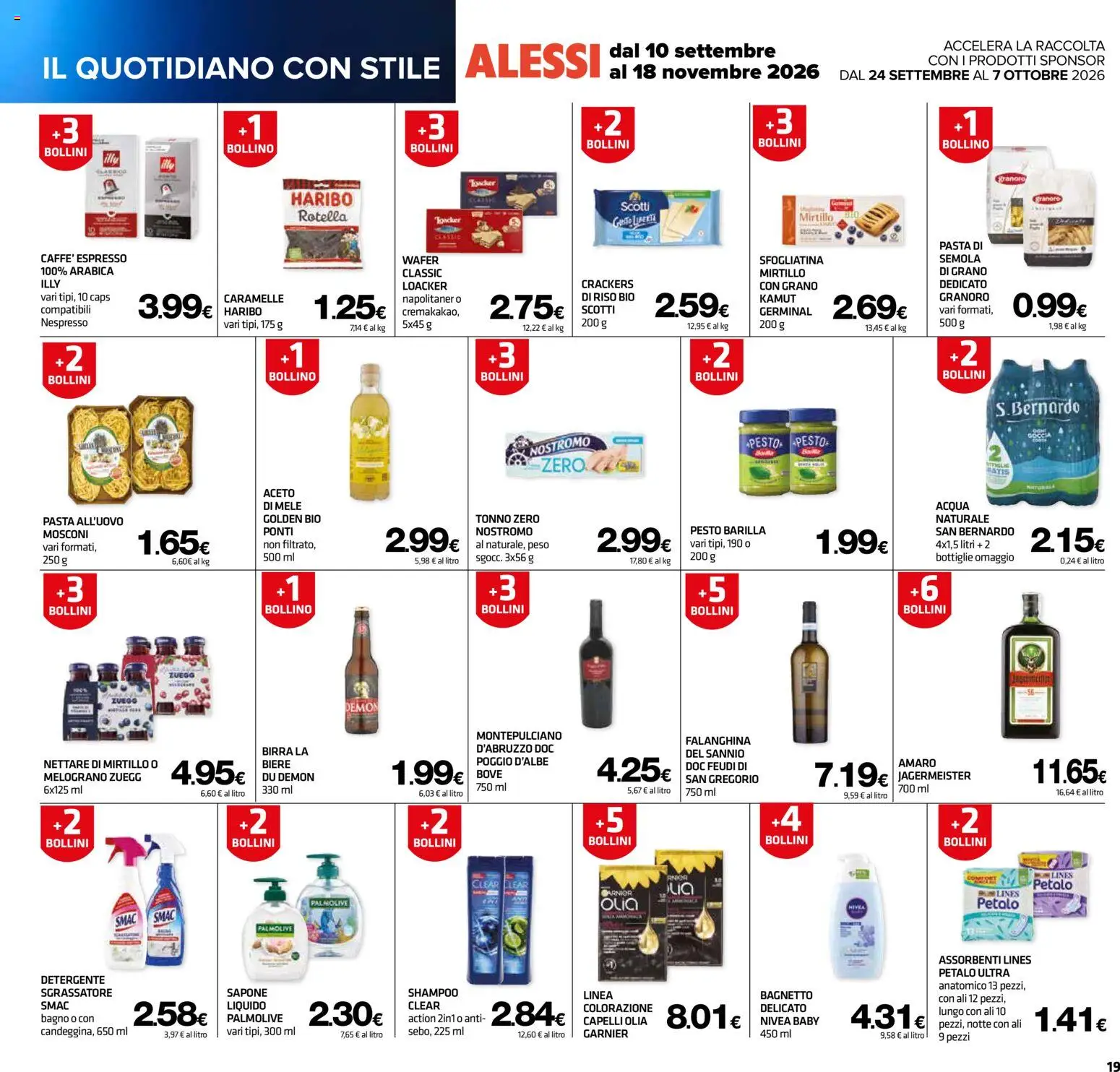 Volantino Superconti del 24/09/2026 | Pagina: 19 | Prodotti: Pesto, Aceto, Melograno, Bagno