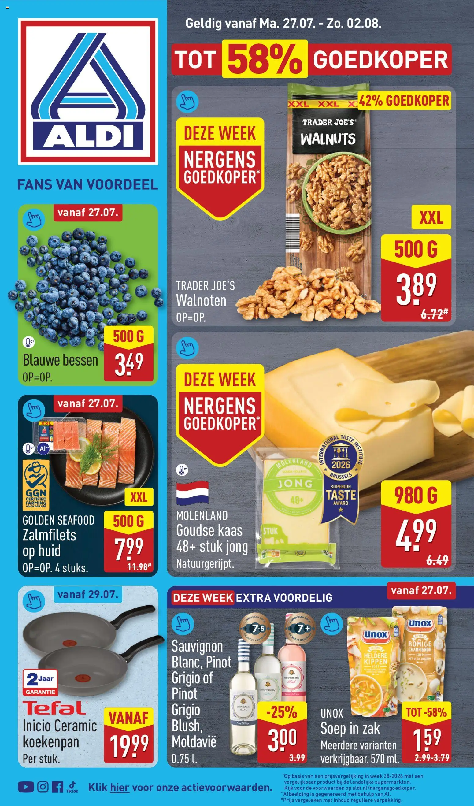 Aldi folder vanaf 27 catalogue cover