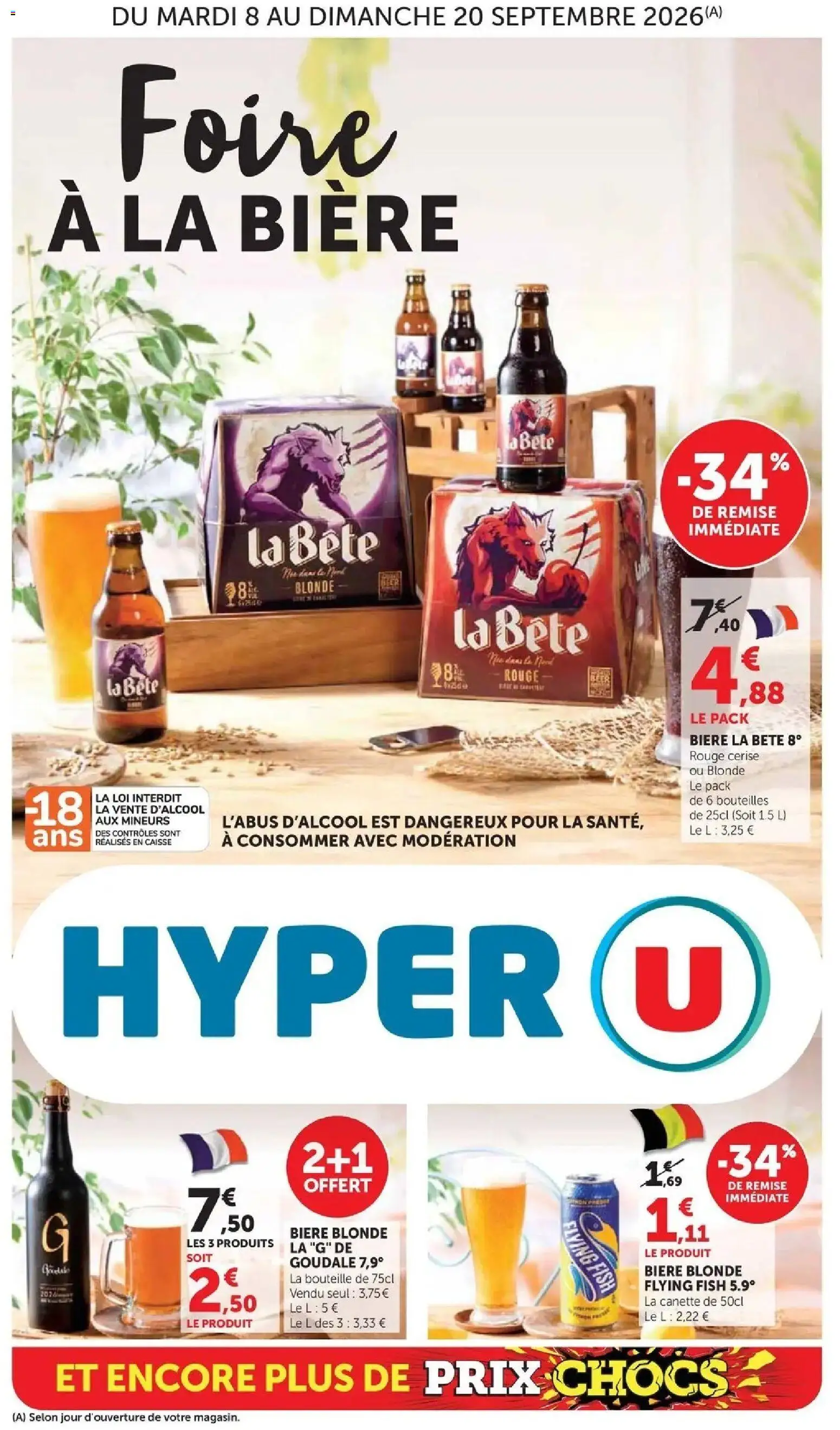{H1} | Page: 1 | Produits: Goudale, Bière blonde, Bière, Cerise