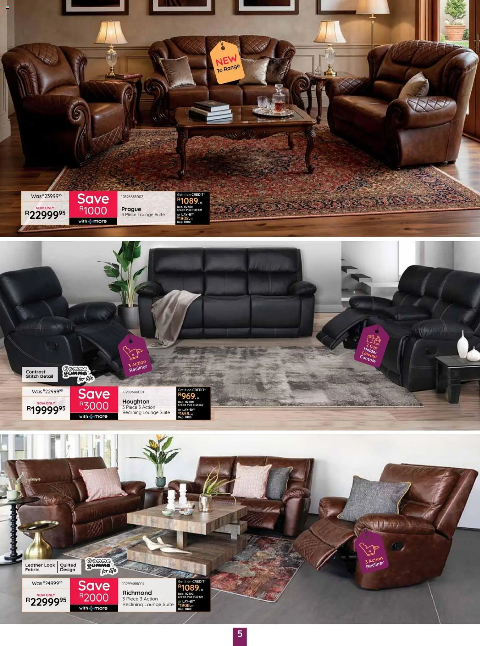 New Bradlows catalogue – valid from 17/09/2026 | Page: 5 | Products: Lounge suite
