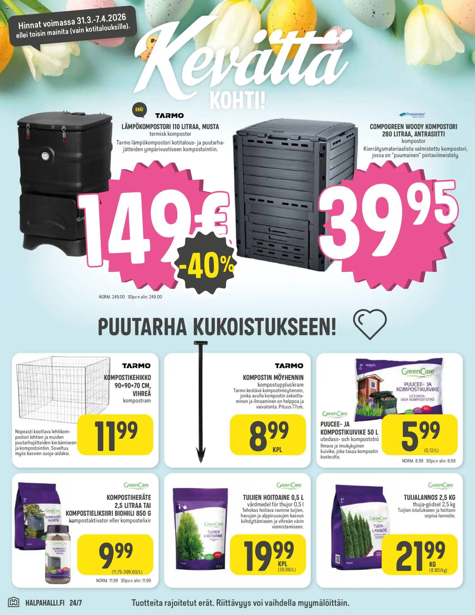 Halpa Halli tarjoukset – voimassa 31.03.2026 alkaen | Sivu: 10 | Tuotteet: Hoitoaine, Voi