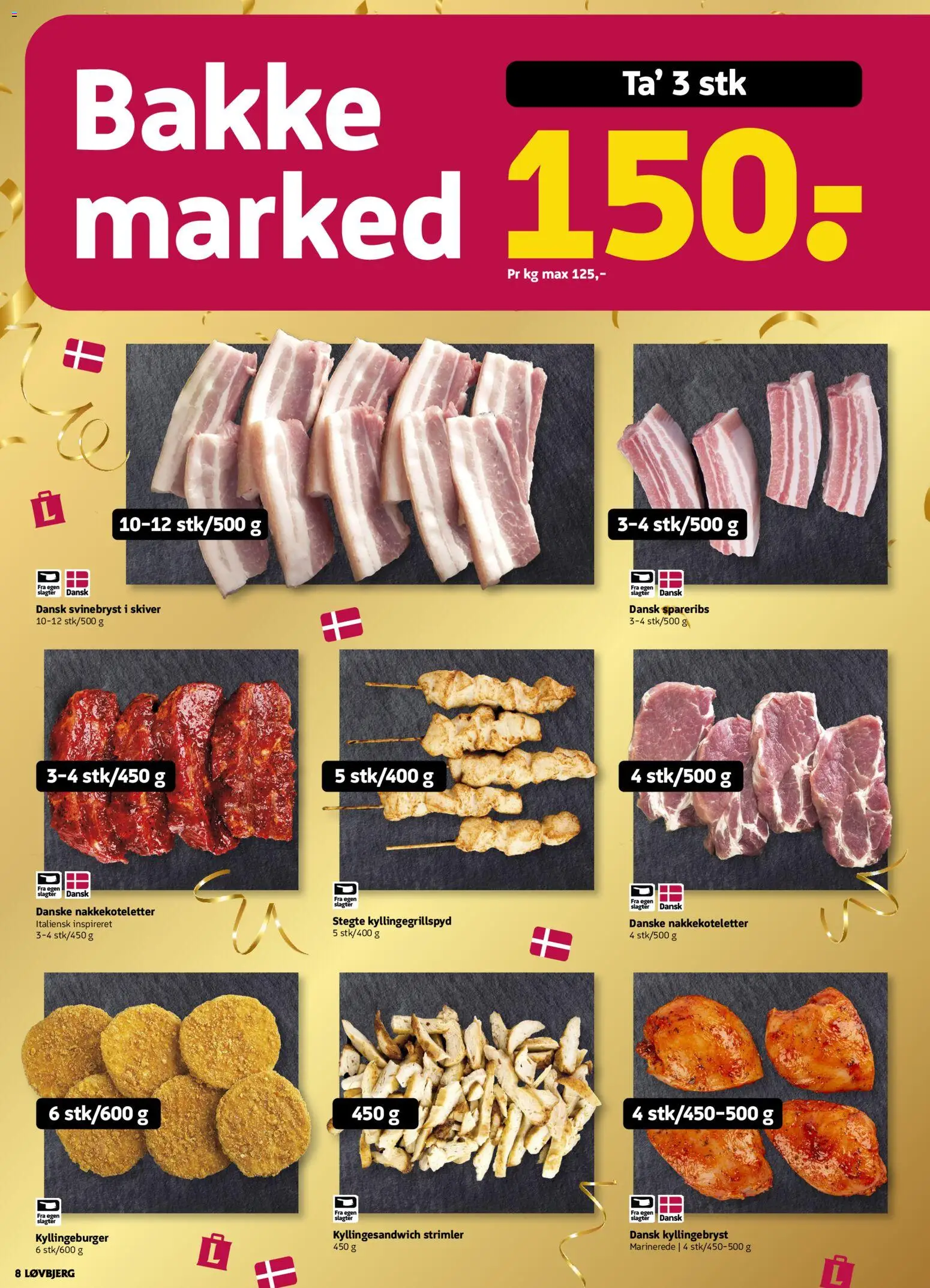 Løvbjerg tilbudsavis – gyldig fra 06.06.2026 | Side: 8 | Produkter: Spareribs