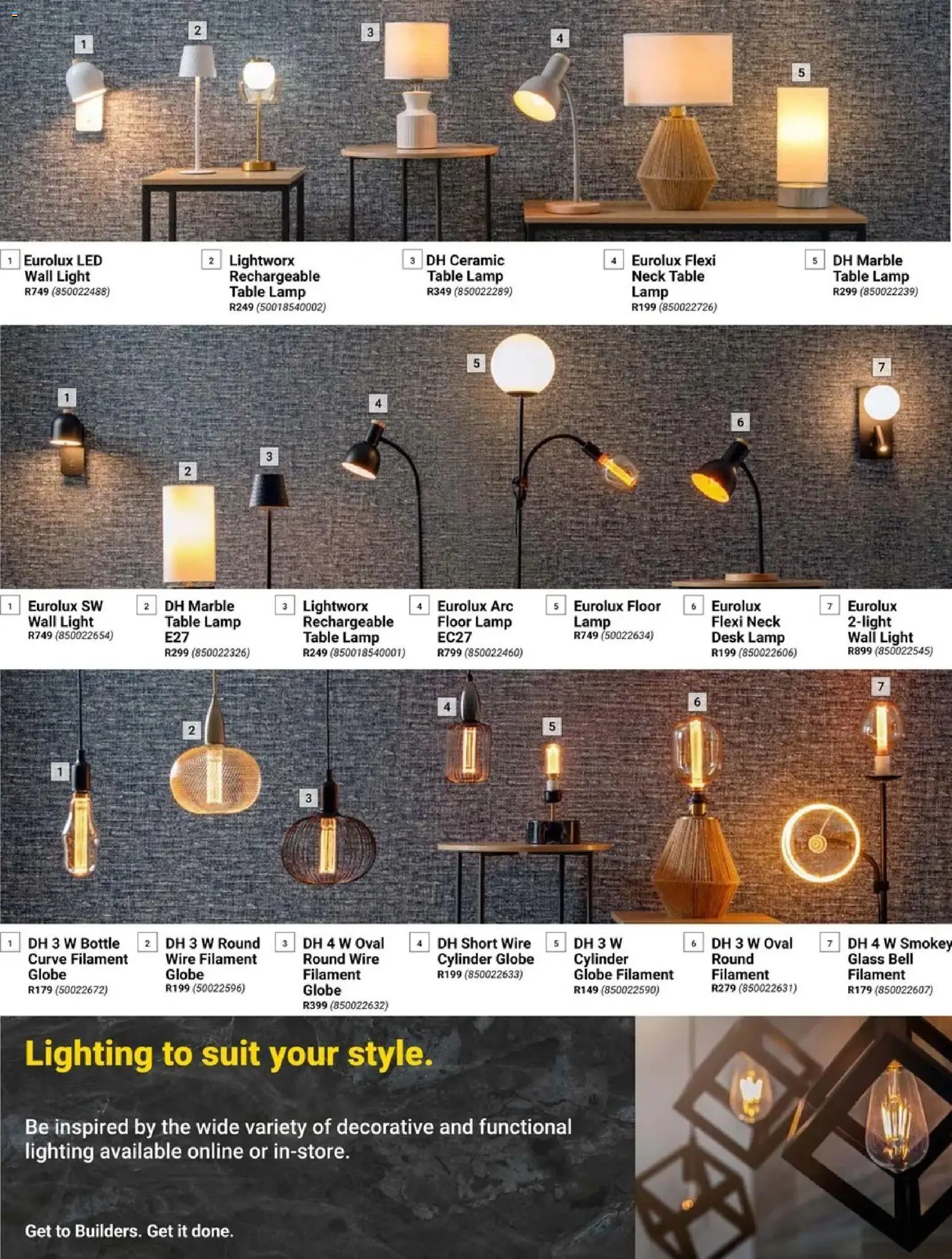 New Builders catalogue – valid from 19.05.2026 | Page: 11 | Products: Suit, Table, Desk lamp, Light
