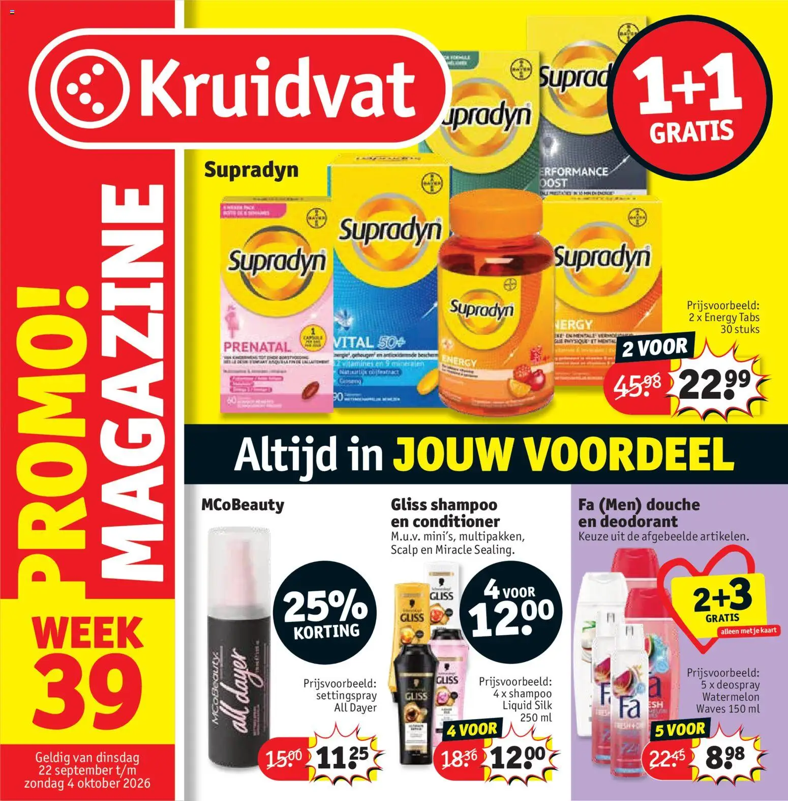 Kruidvat Dinsdag 22 September Beste Aanbiedingen