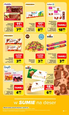 Pogląd oferty "Carrefour gazetka" - ważna od 21.09.2026 | Strona: 33 | Produkty: Bombonierka, Merci, Wafelek, Czekolada