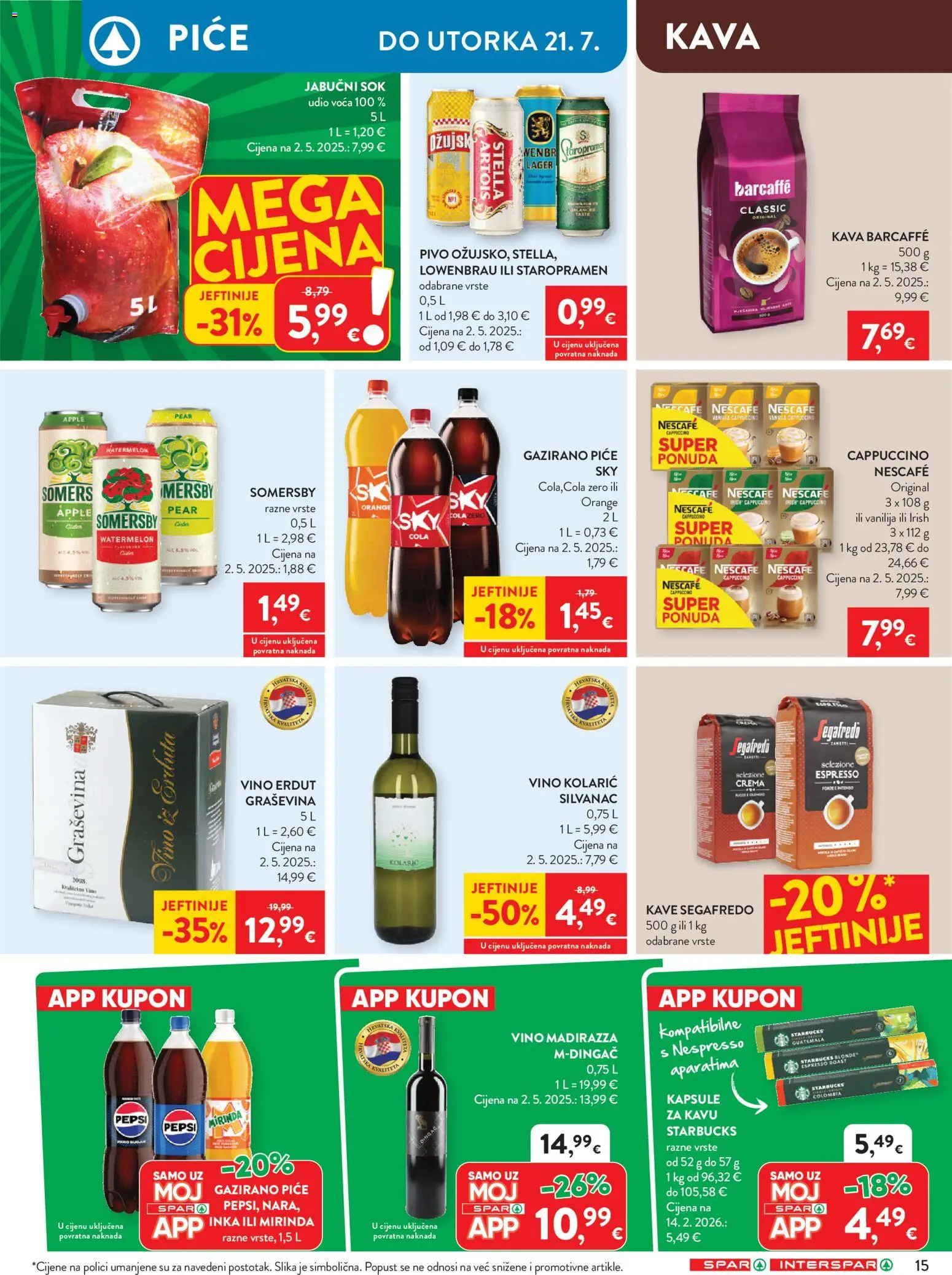 Spar katalog | vrijedi od 15.07.2026 | Stranica: 21