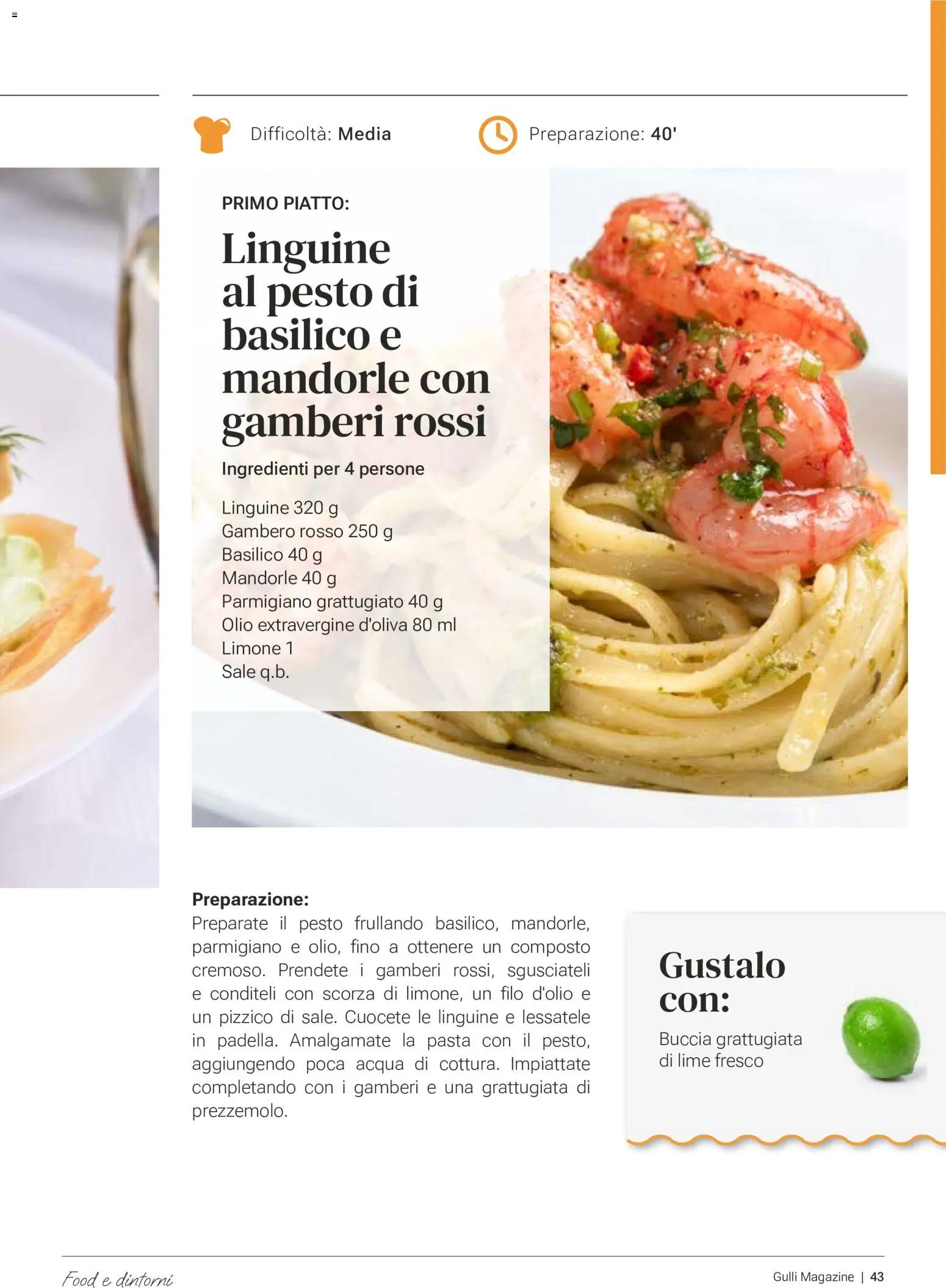 Volantino Gulliver del 01/08/2026 | Pagina: 42 | Prodotti: Acqua, Limone, Pesto, Basilico