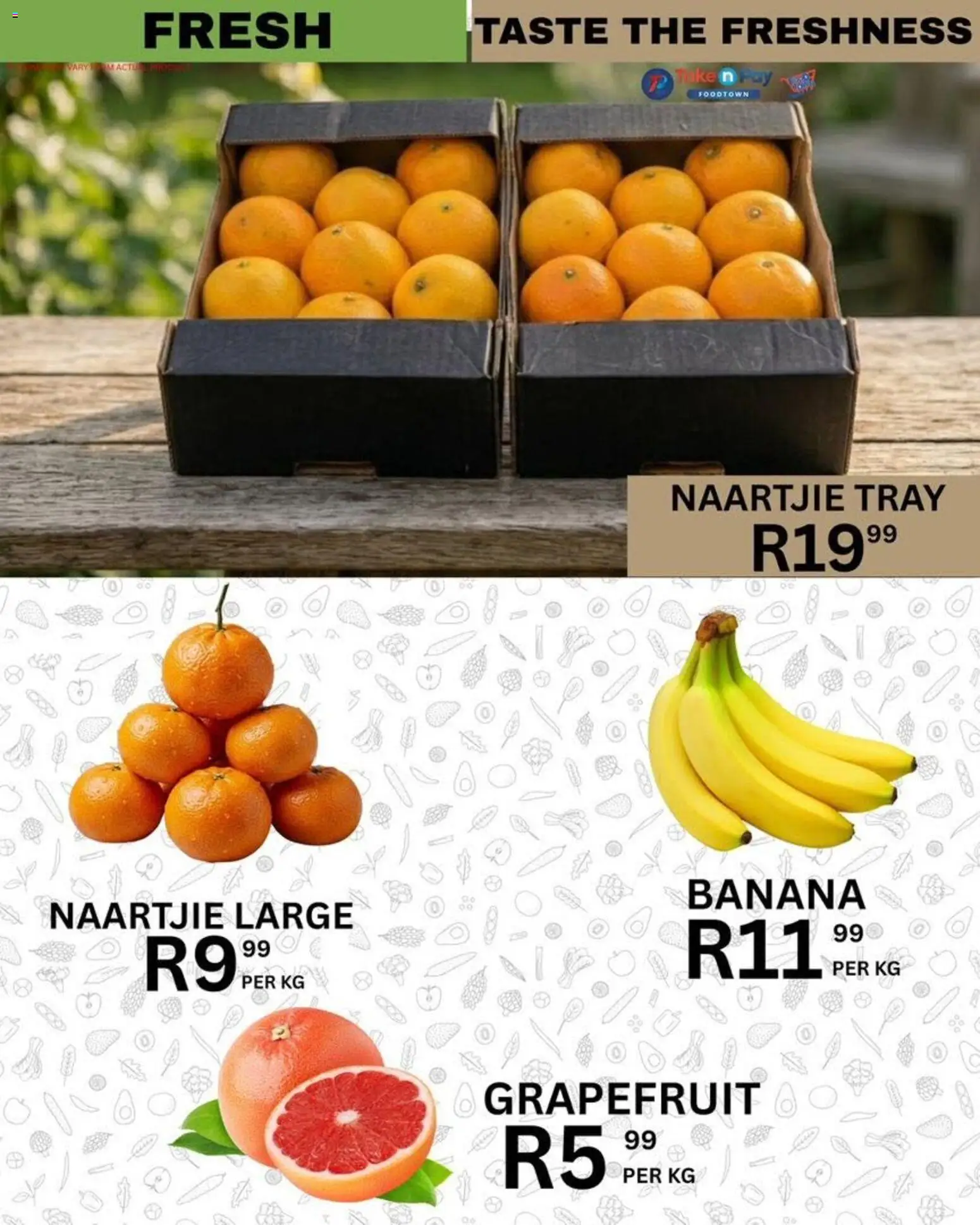 New Take n Pay catalogue – valid from 23/06/2026 | Page: 3 | Products: Tray, Grapefruit