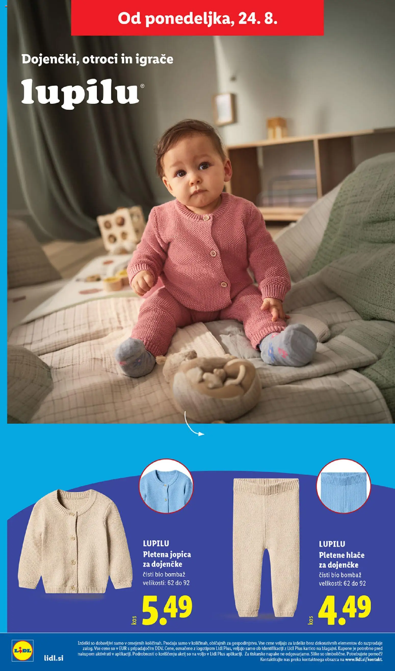 Novi Lidl katalog ponudbe – veljaven od 20.08.2026 | Stran: 56 | Izdelki: Jopica, Hlace, Pletena jopica