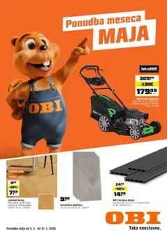 OBI katalog akcije – veljaven od 05.05.2026