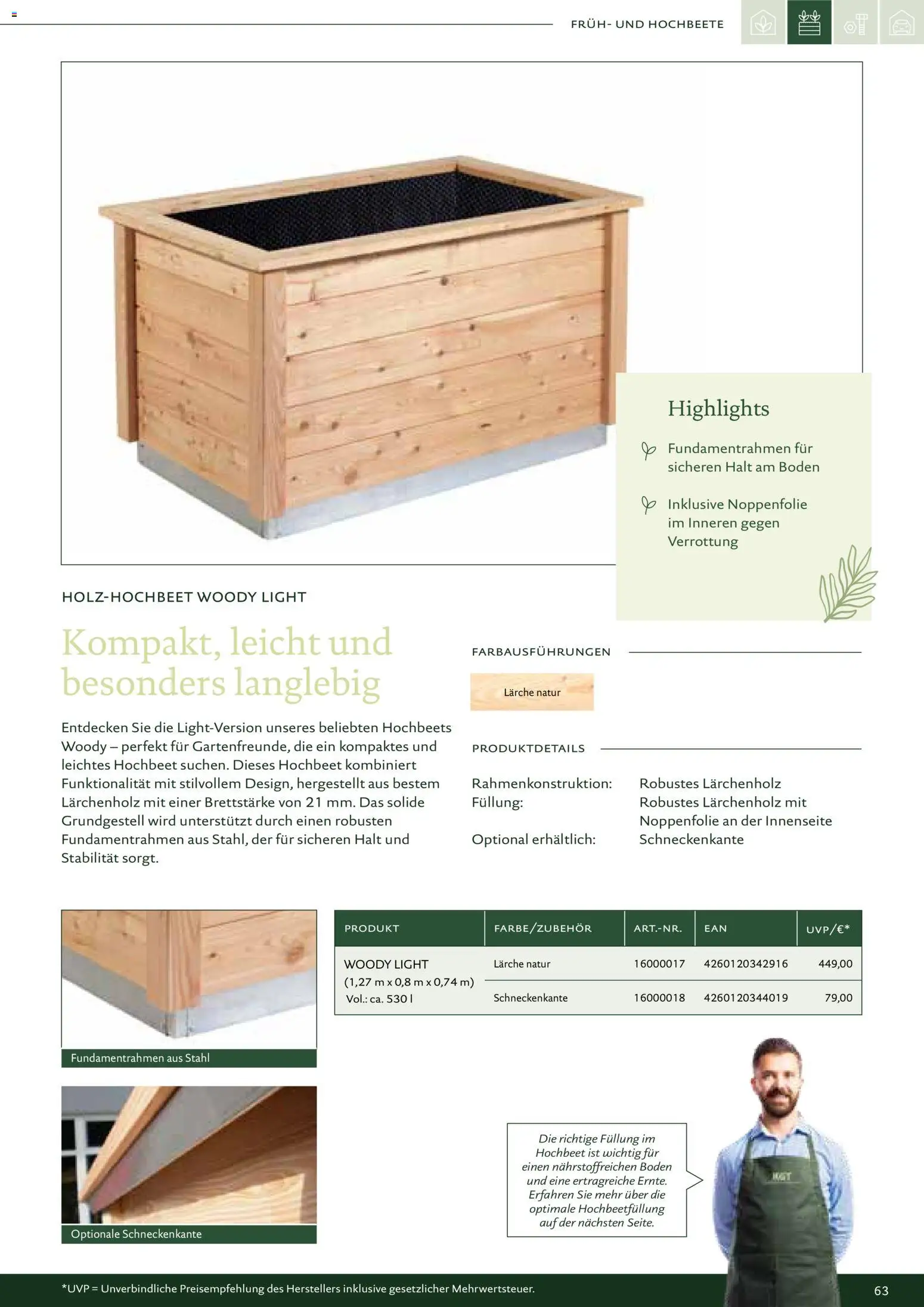 Dehner KGT – Kreative Gartentechnik – gültig ab 01.01.2026 | Seite: 63 | Produkte: Hochbeet